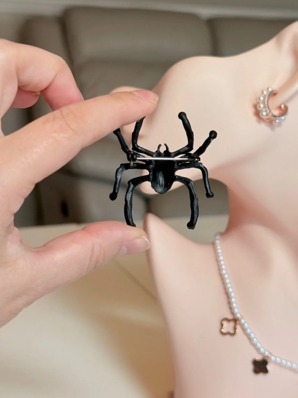 Zara black spider
